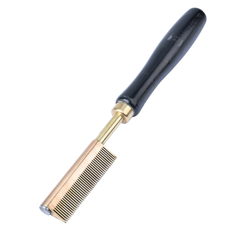 Mini Hot Pressing Comb Sárgaréz Mini Hot Pressing Comb Sárgaréz